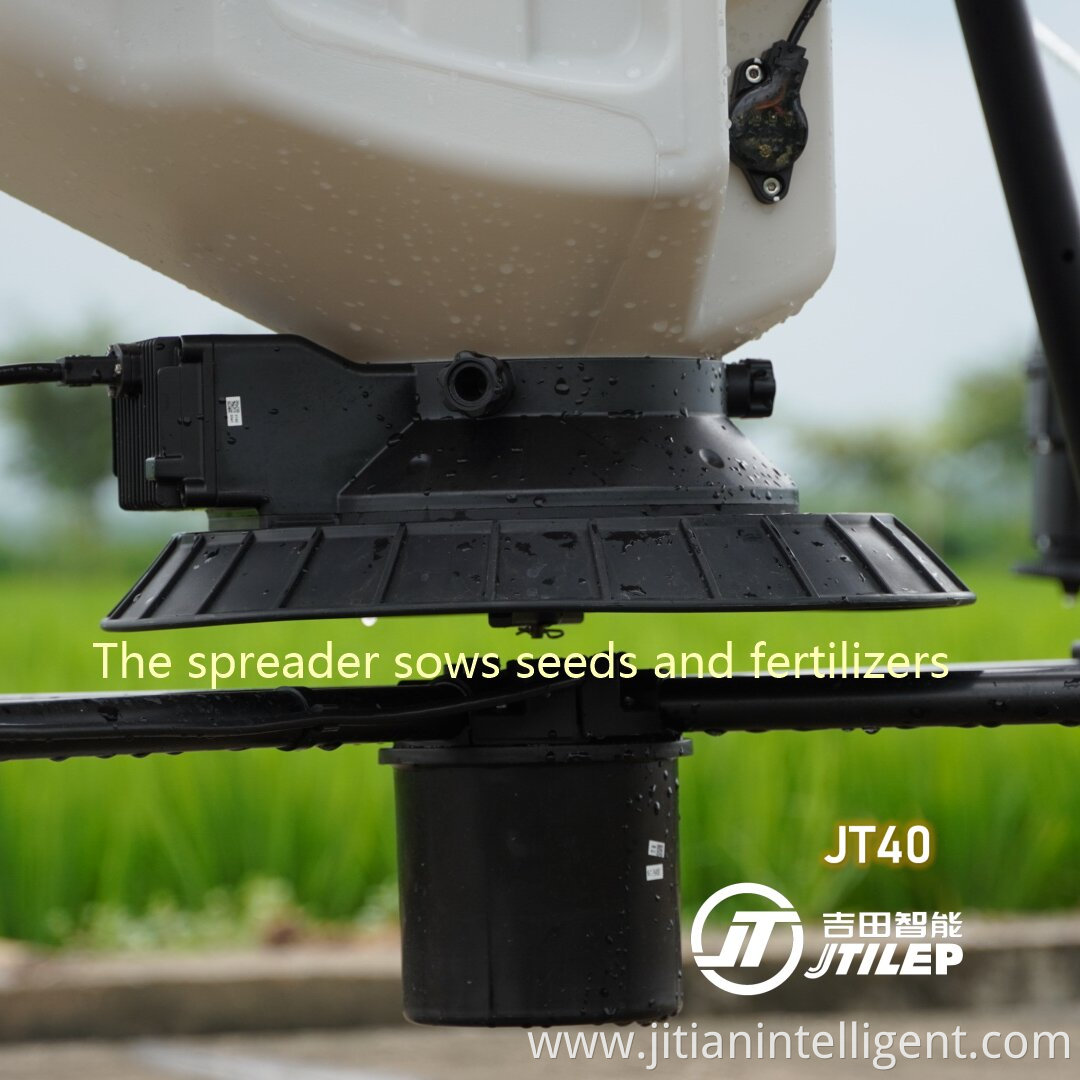 Agricultural drone seeding seed, pesticide system